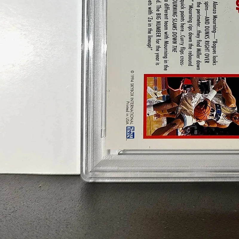 Alonzo Mourning 1994 NBA Hoops Big Numbers #BN11 Rainbow PSA 8 NM-MT