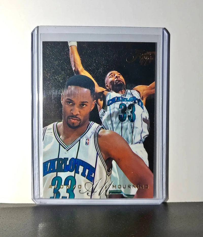 Alonzo Mourning 1995-96 Flair NBA #14 Card Charlotte Hornets