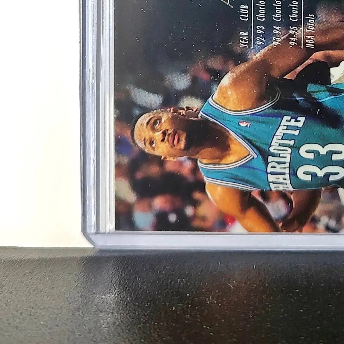 Alonzo Mourning 1995-96 Flair NBA #14 Card Charlotte Hornets