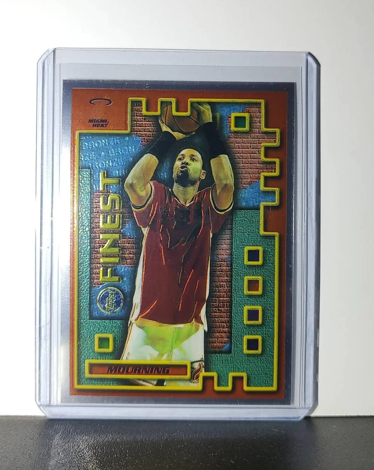Alonzo Mourning 1995-96 Topps Finest NBA #M23 Mysterly Heat