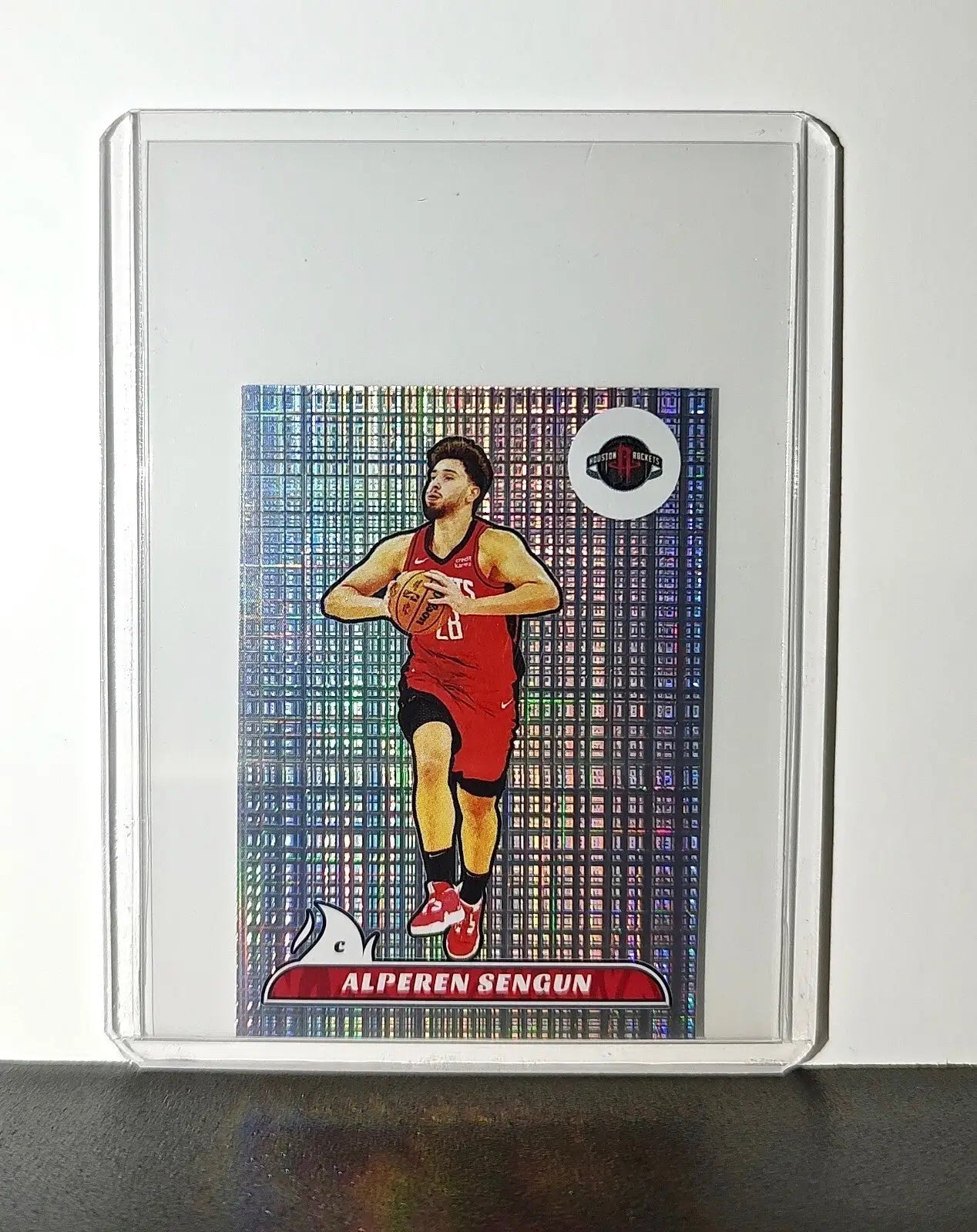 Alperen Sengun 2024-25 Panini NBA #342 Foil Sticker Card Houston Rockets - Basketball Card Single