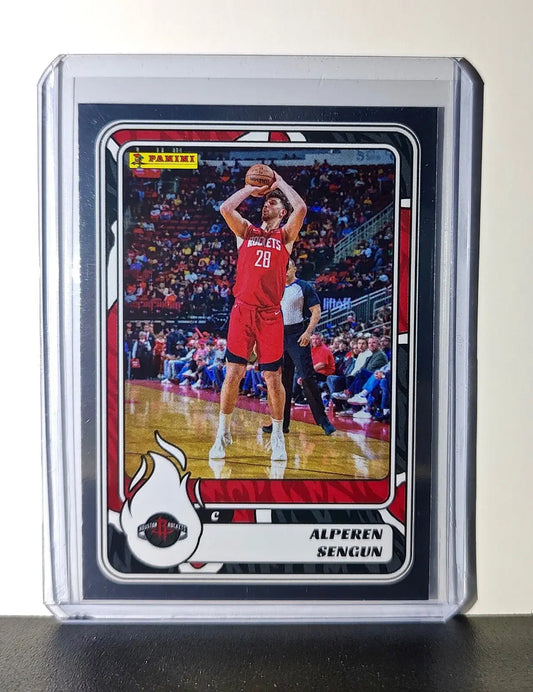 Alperen Sengun 2024-25 Panini NBA #35 Foil Sticker Card Houston Rockets - Basketball Card Single