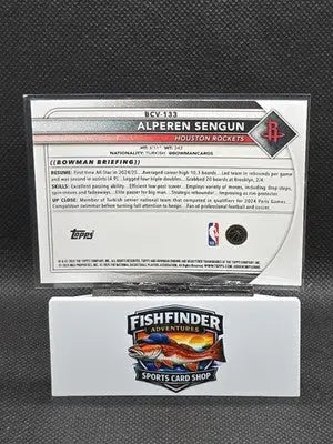 Alperen Sengun 2025-26 Bowman #BCV-133 Mojo Refractor - Basketball Card Single