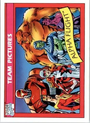 Alpha Flight - Marvel 1990 Universe - 148 - Base NM - Marvel Card Single