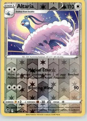 Altaria - Silver Tempest - 143/195 - Reverse Holo LP Pokemon - Pokémon Card Single