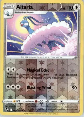 Altaria - SWSH12: Silver Tempest - Reverse Holo LP - #143/195 - Pokémon Card Single