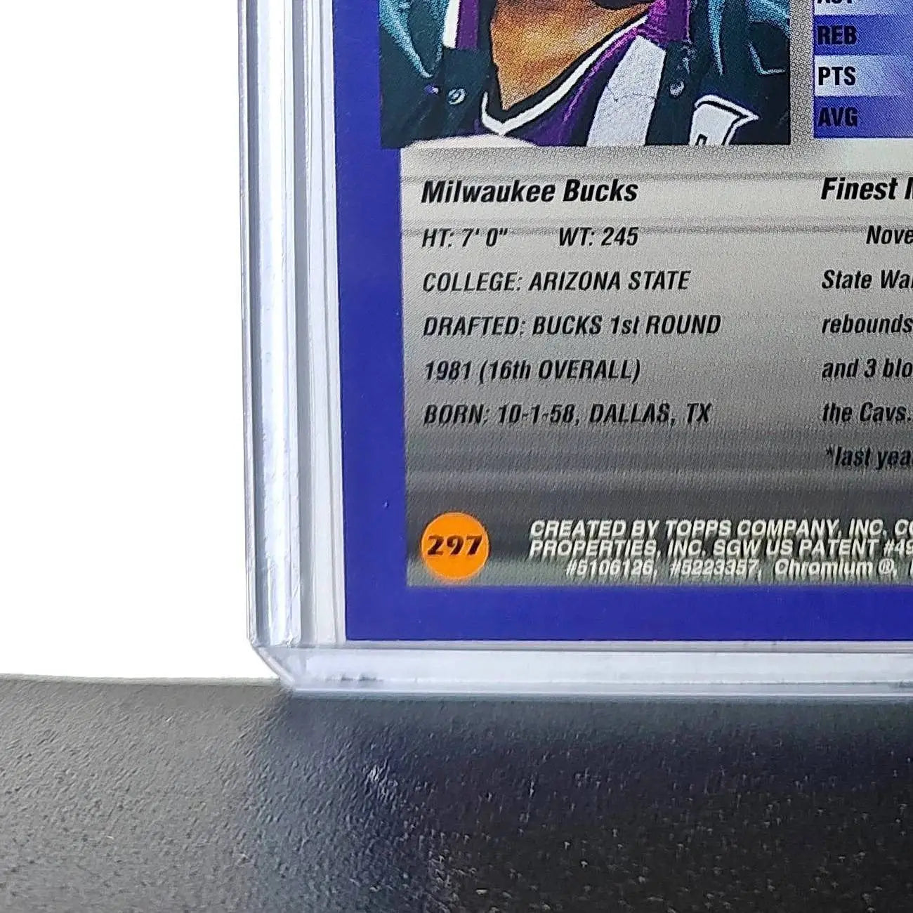 Alton Lister 1994-95 Topps Finest #297 Basketball Card - Basketball Card Single