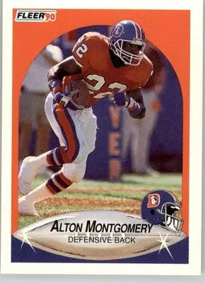 Alton Montgomery - 1990 Fleer Update - #U-118 - RC Football - Football Card Single