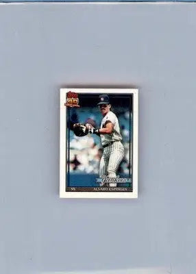 Alvaro Espinoza - 1991 Topps Micro - #28 - Baseball - Baseball Card Single