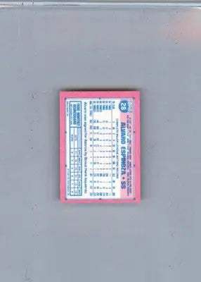 Alvaro Espinoza - 1991 Topps Micro - #28 - Baseball - Baseball Card Single