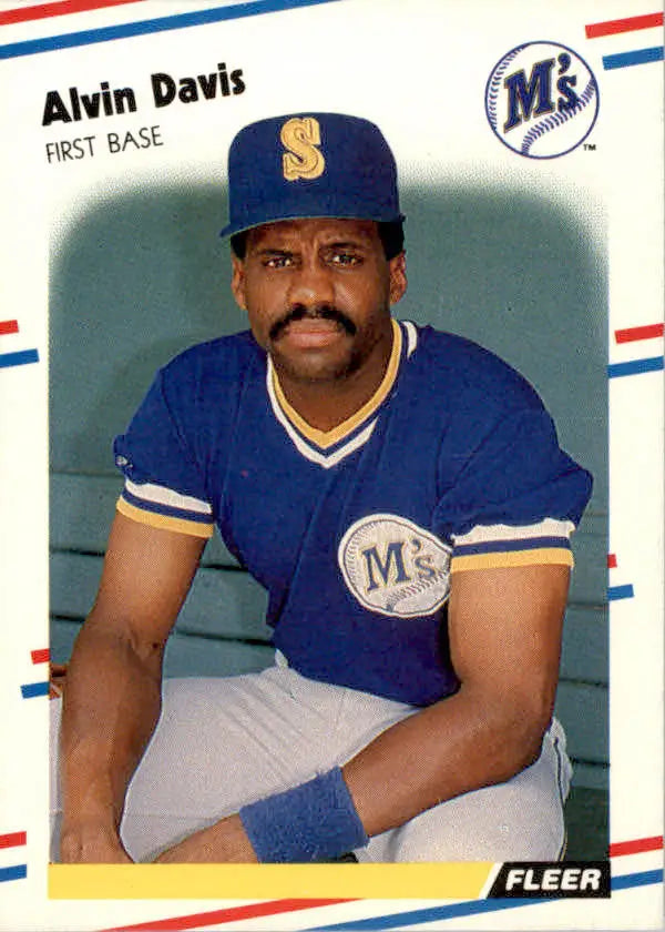 Alvin Davis - 1988 Fleer - #373 - Baseball - Baseball Card Single