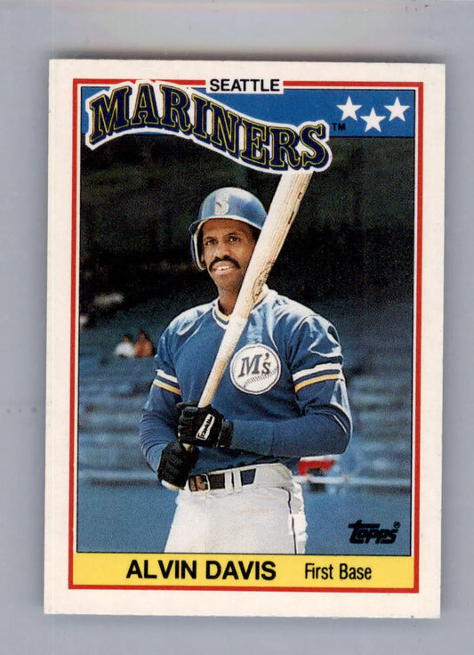 Alvin Davis - 1988 Topps UK Minis - #17 - Baseball - Baseball Card Single
