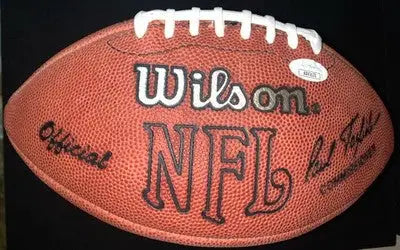 Regulation-size American football with Alvin Harper Signed Autographed Dallas Cowboys JSA COA
