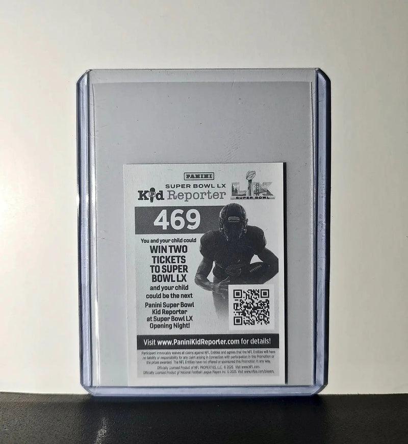 Alvin Kamara 2025 Panini NFL #469 Foil Sticker New Orleans Saints