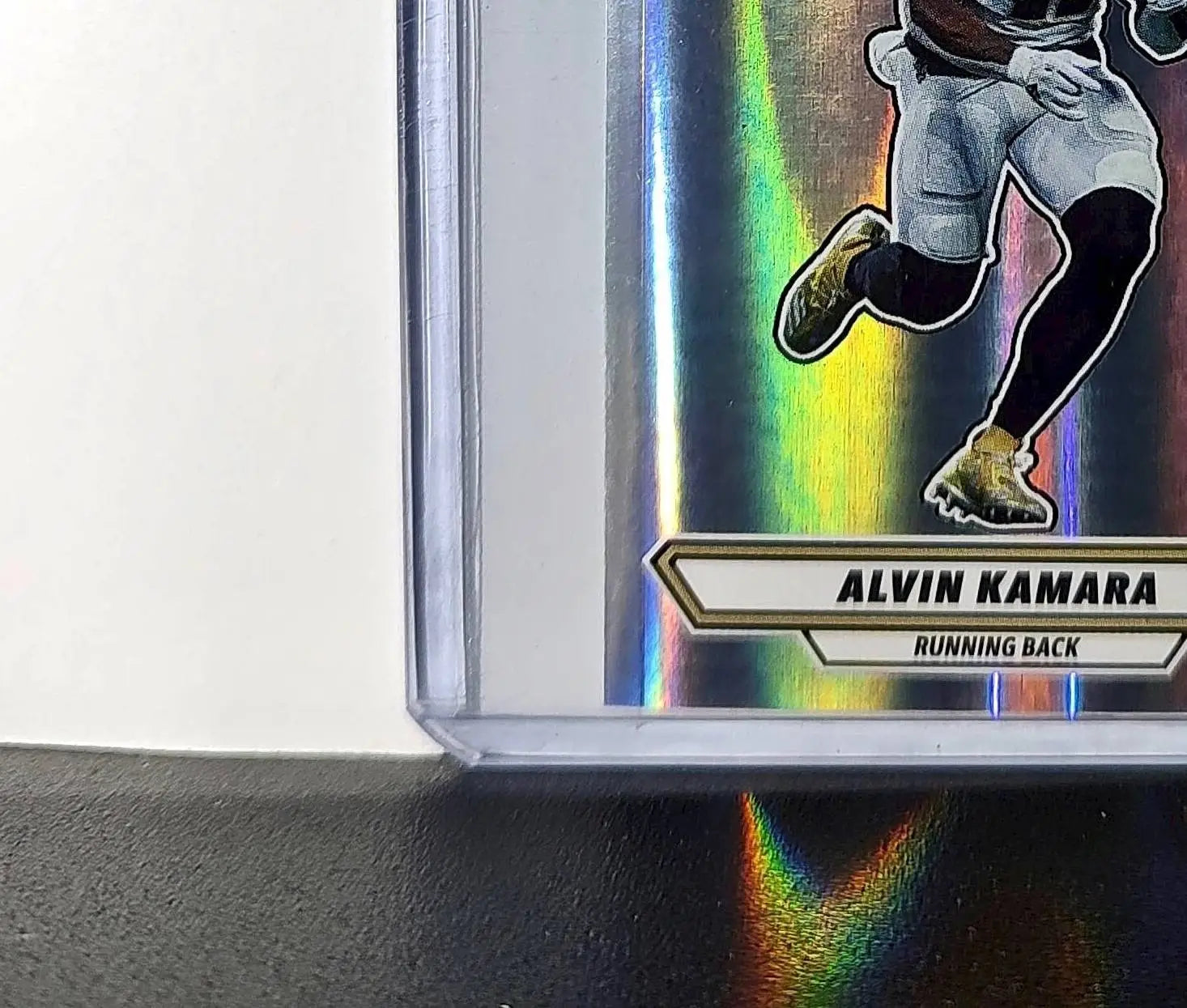 Alvin Kamara 2025 Panini NFL #469 Foil Sticker New Orleans Saints