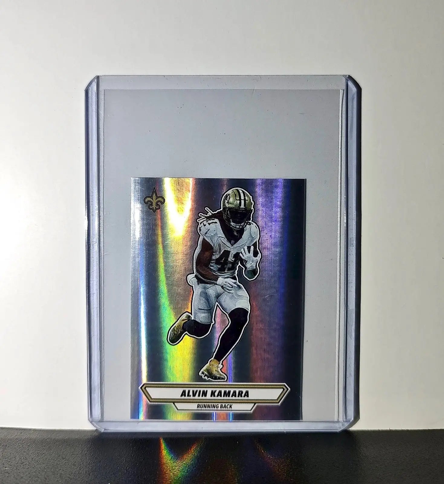 Alvin Kamara 2025 Panini NFL #469 Foil Sticker New Orleans Saints