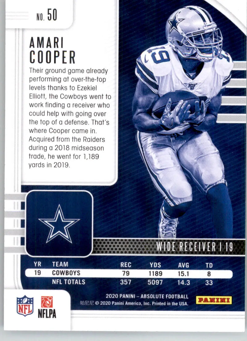Amari Cooper - 2020 Panini Absolute - #50 - Retail Football