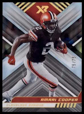 Amari Cooper 2022 Panini XR White 75/75 #20 Cleveland Browns Bookend - Football Card Single