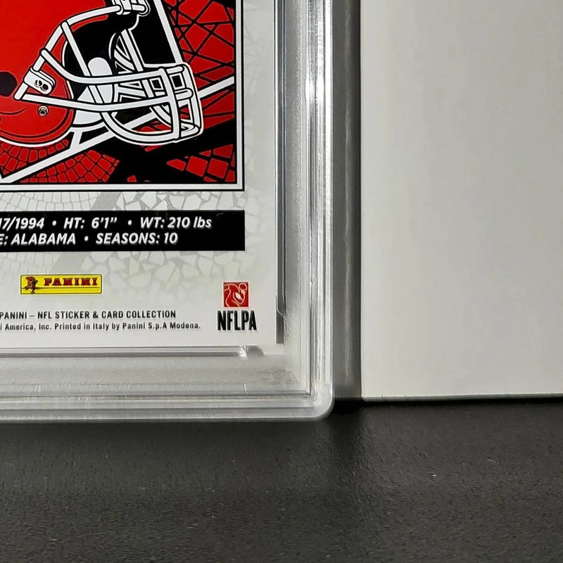 Amari Cooper 2024 Panini Sticker Collection 039/099 #16 Purple Foil PSA 8 NM-MT
