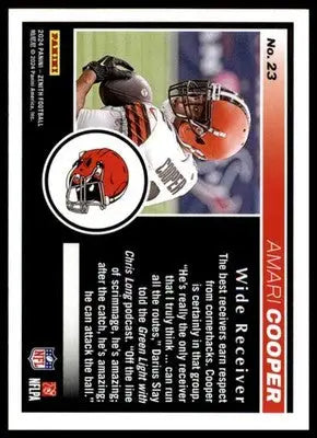 Amari Cooper 2024 Panini Zenith Retail #23 Cleveland Browns - Football Card Single