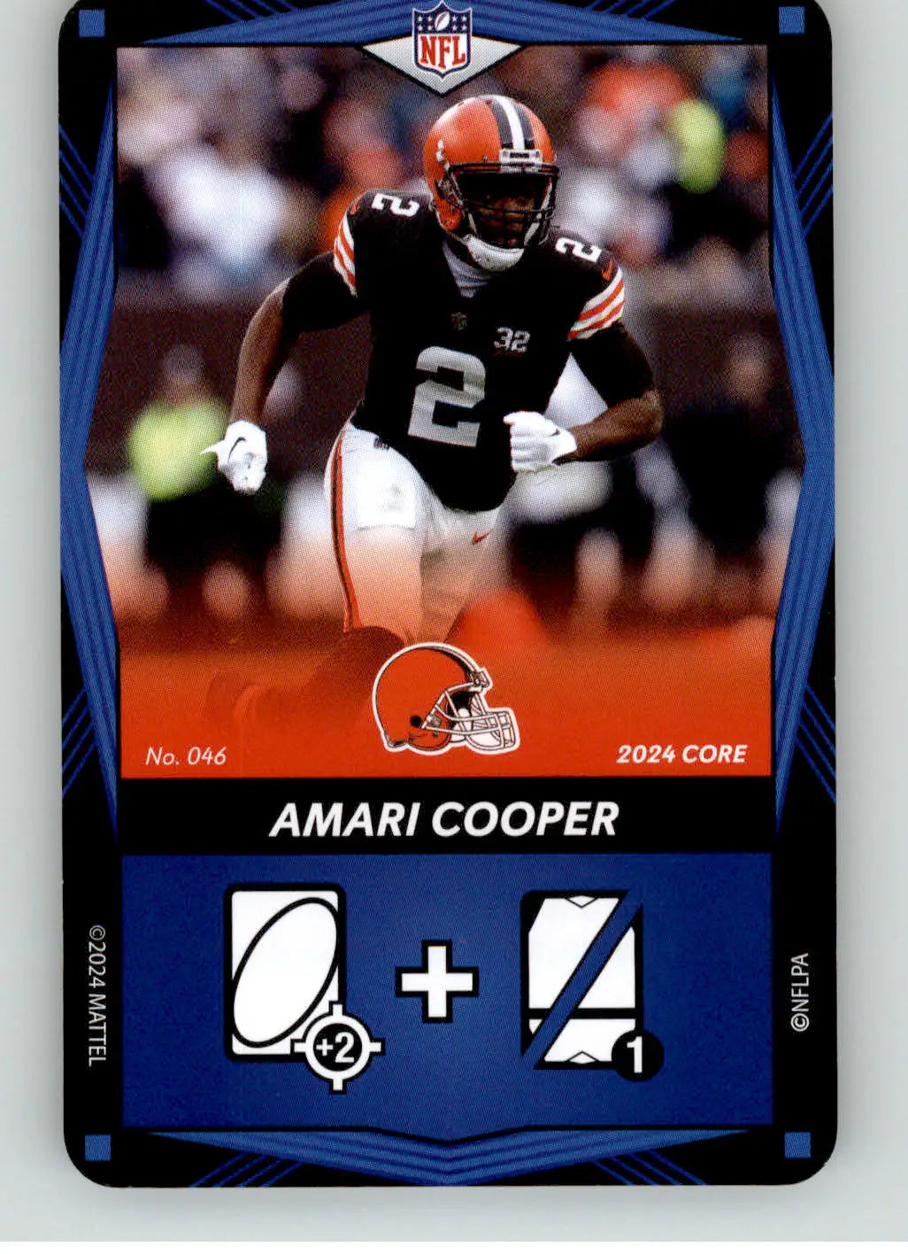 Amari Cooper - 2024 UNO Elite Core Edition - Blue - #046 - Football - Football Card Single
