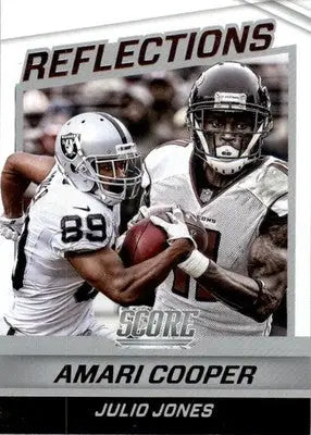 Amari Cooper / Julio Jones - 2016 Score - #8 - Reflections Football - Football Card Single