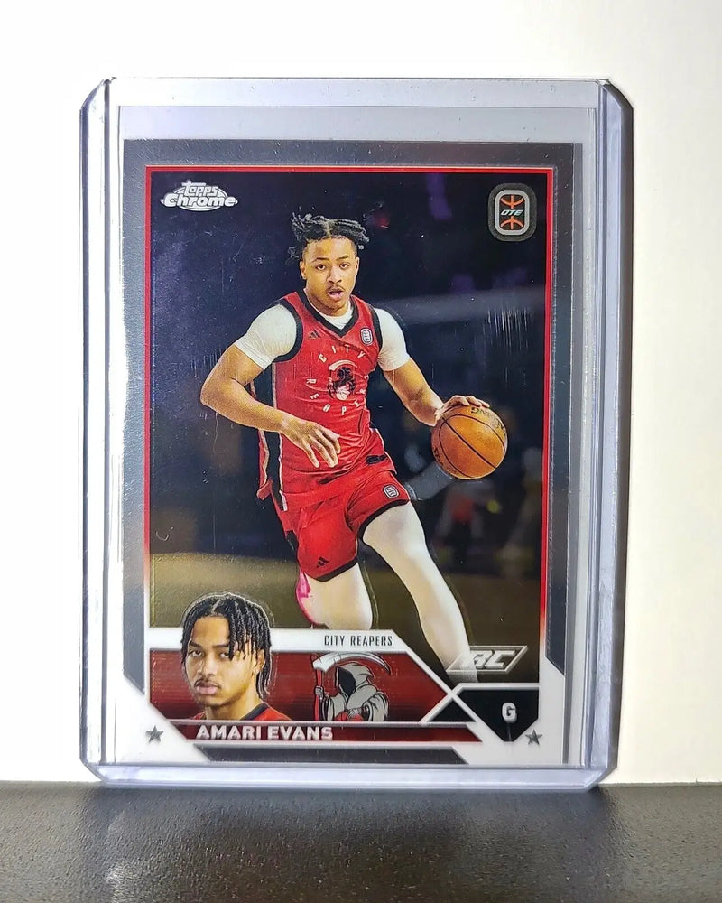 Amari Evans Rookie Card 2023-24 Topps Chrome Overtime #63 City Reapers - Other
