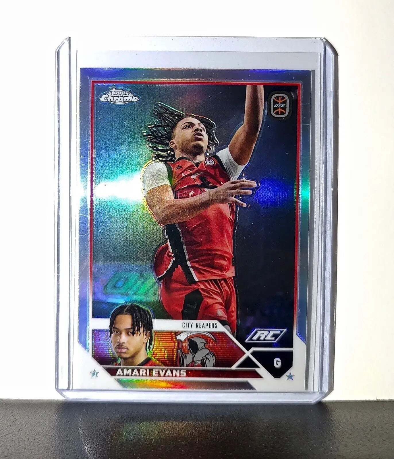 Amari Evans Rookie Refractor 2023-24 Topps Chrome Overtime #32 City Reapers