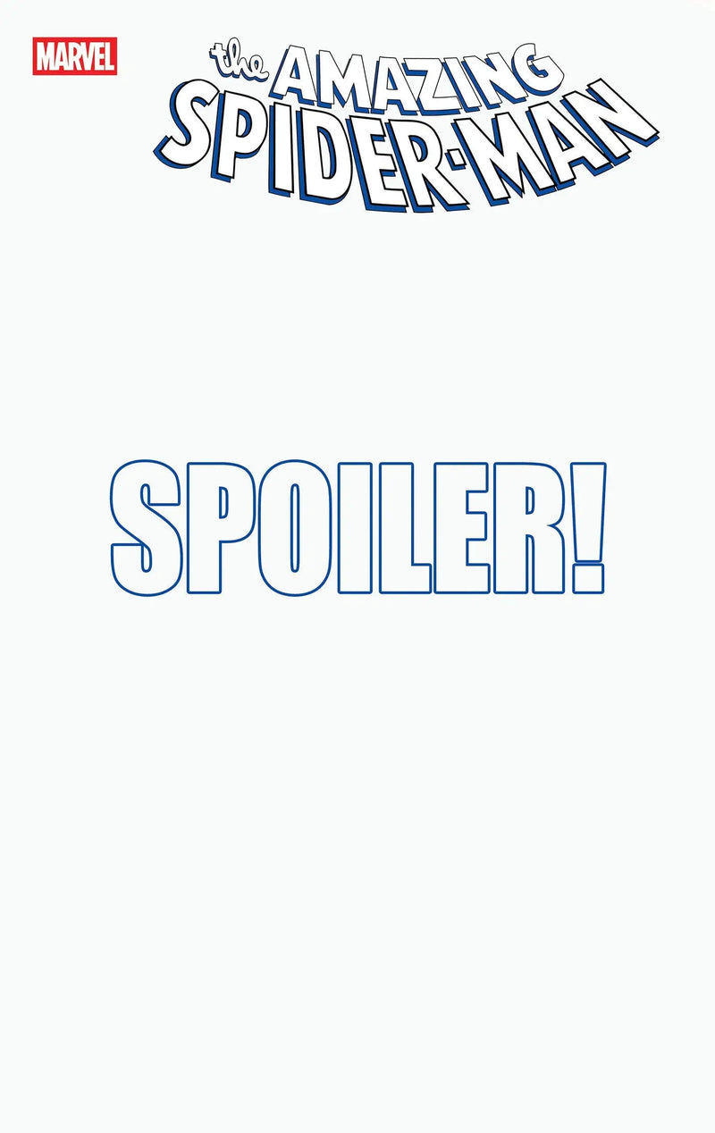 Comic book cover for Amazing Spider-Man #5 Mark Bagley Spoiler Variant featuring Mark Bagley art