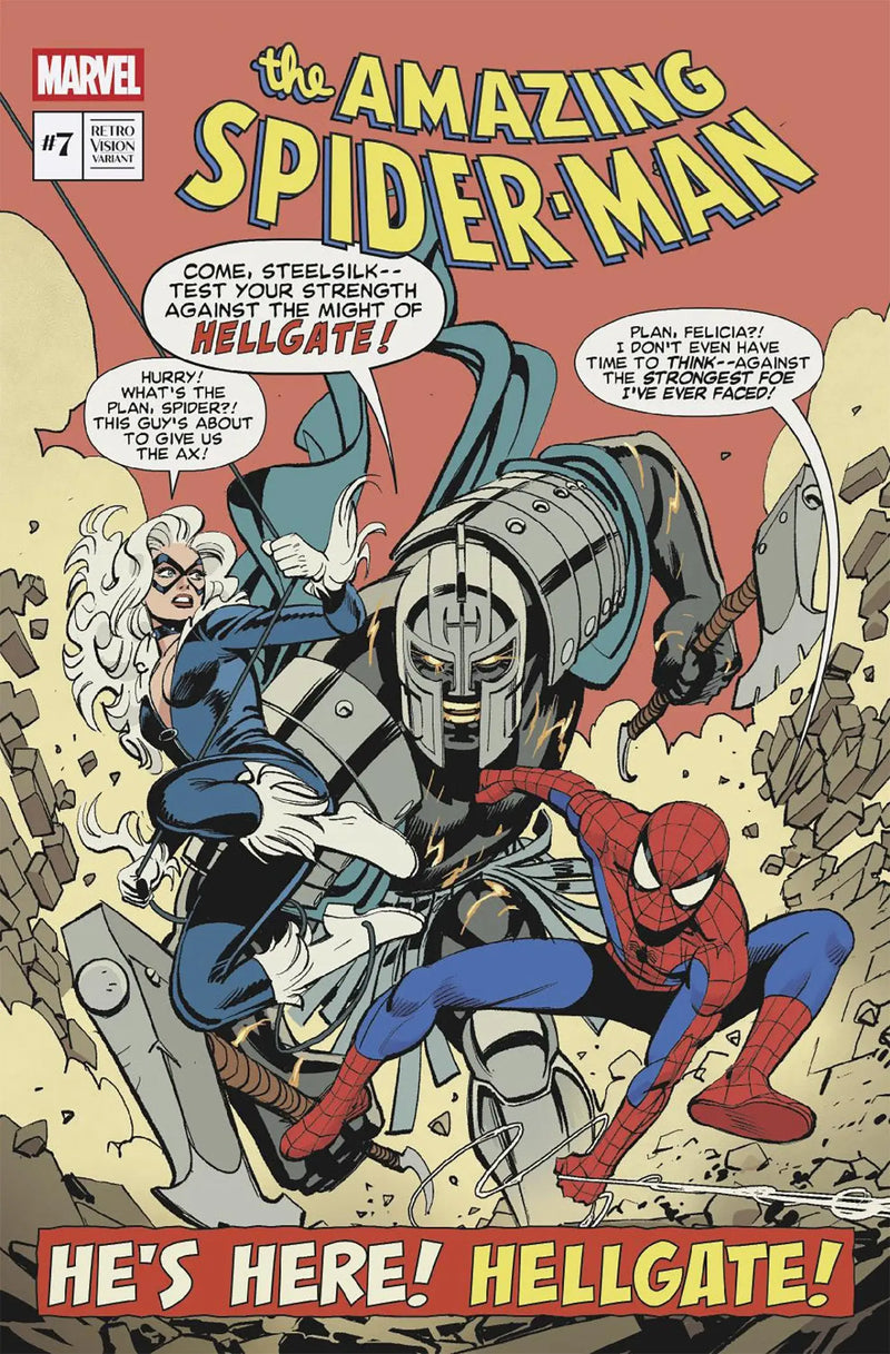 Amazing Spider-Man #7 Leo Romero Retrovision Variant - Comic Book
