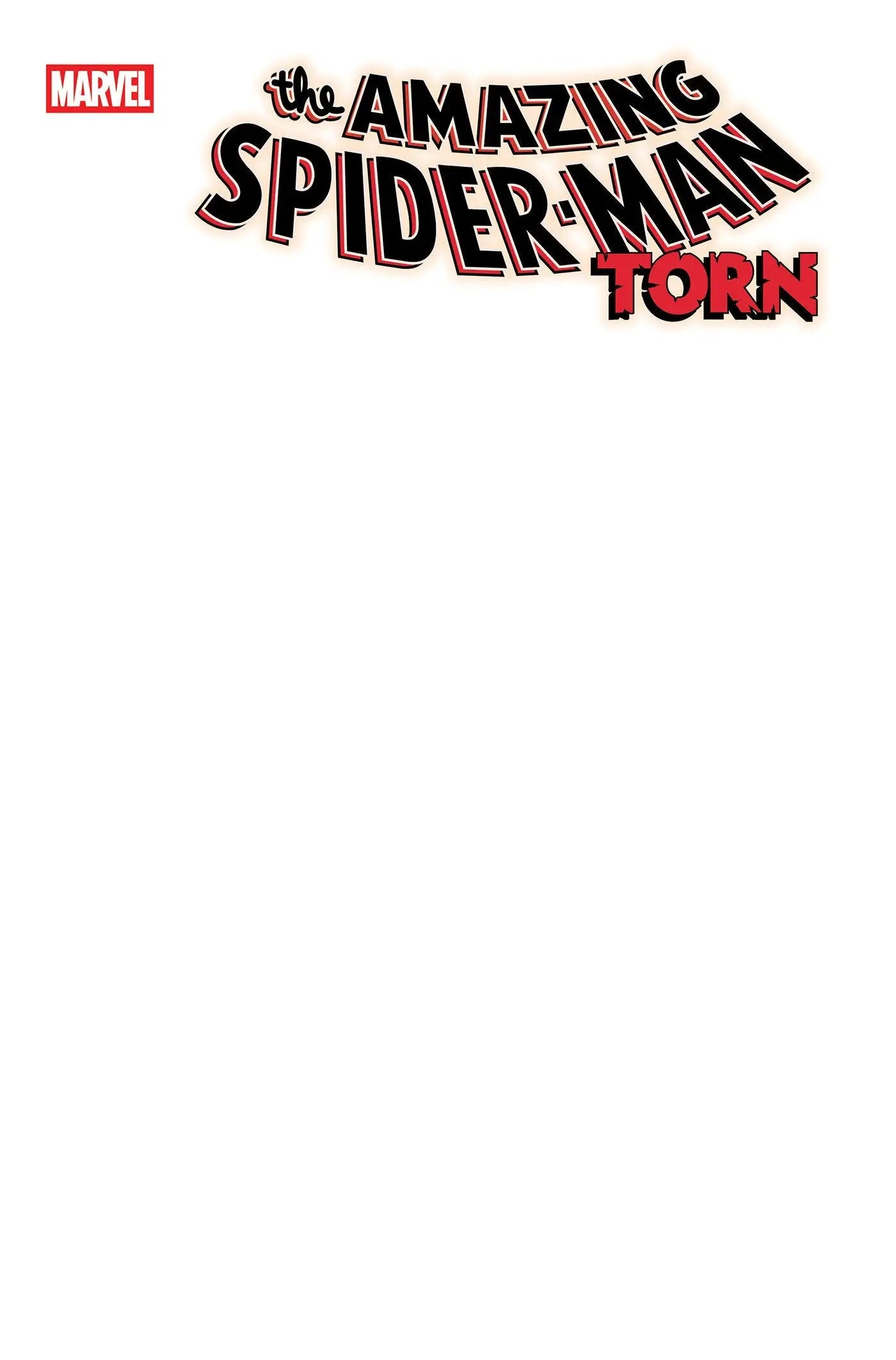 Amazing Spider Man: Torn #1 Blank Cover Variant - Comic Book