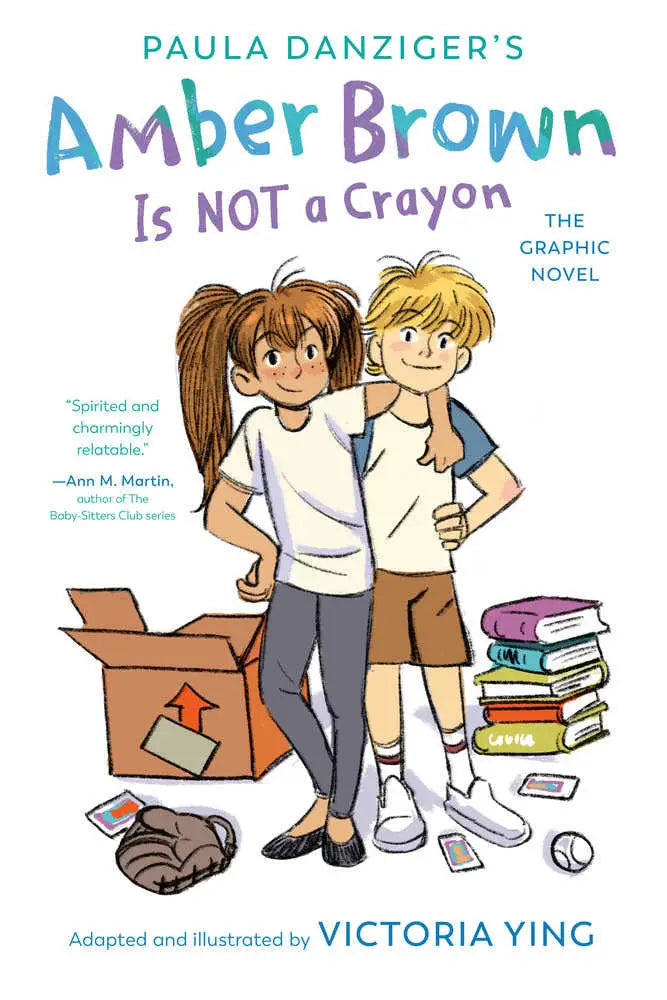 Book cover of Amber Brown Is NOT a Crayon graphic novel by Paula Danziger