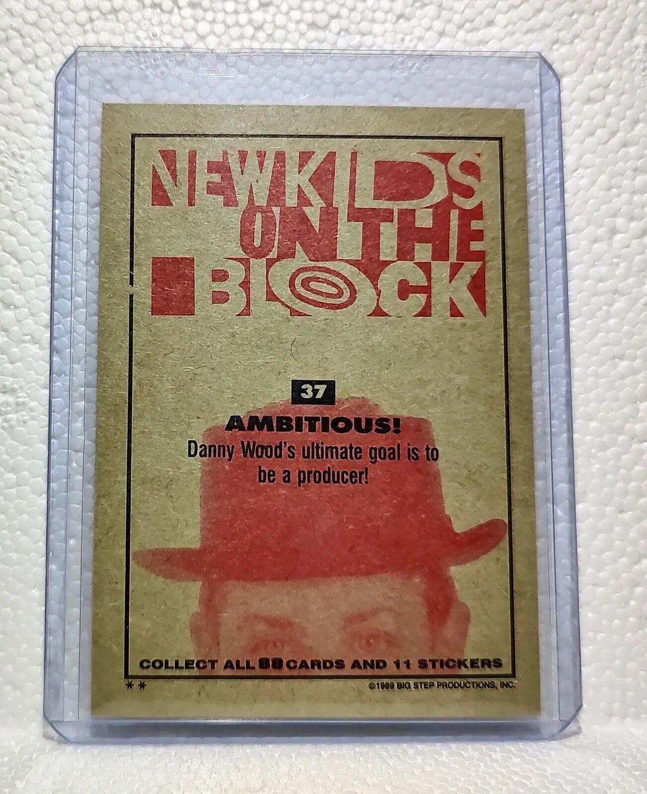 Ambitious! 1989 New Kids on the Block #37 Trading Card - Non-Sports Card Single