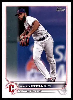 Amed Rosario 2022 Topps #14 Cleveland Guardians - Baseball Card Single