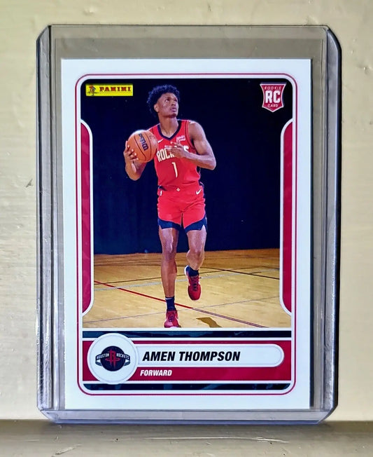 Amen Thompson 2023-24 Panini NBA Basketball #99 Rookie Card Houston Rockets - Basketball Card Single