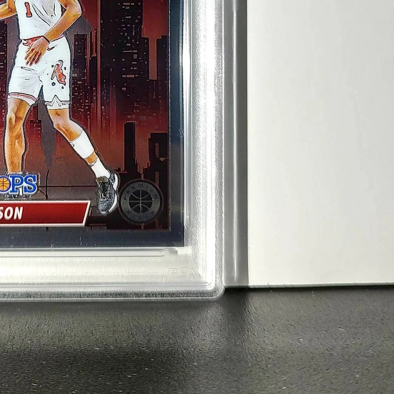 Amen Thompson 2023 Panini Hoops Premium City Edition #14 PSA 8 NM-MT