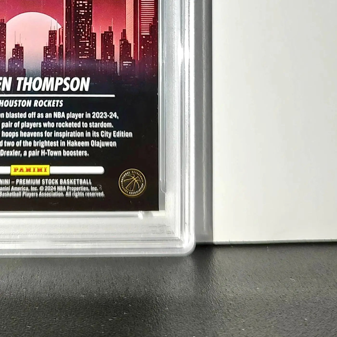 Amen Thompson 2023 Panini Hoops Premium City Edition #14 PSA 8 NM-MT