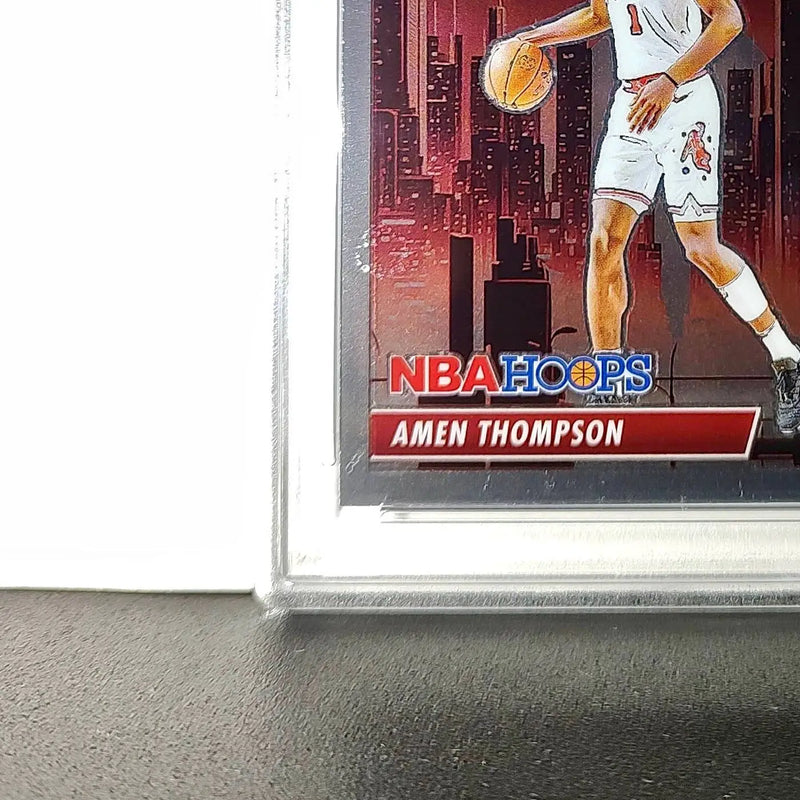Amen Thompson 2023 Panini Hoops Premium City Edition #14 PSA 8 NM-MT