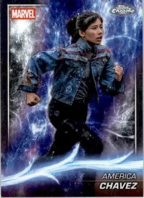 America Chavez - 2025 Topps Chrome Marvel Studios - #131 - Non_sport - Marvel Card Single