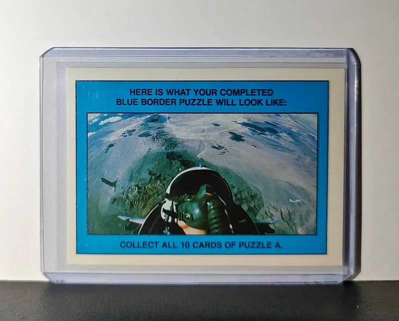 American Flag 1991 Topps Desert Storm #1 Sticker Card
