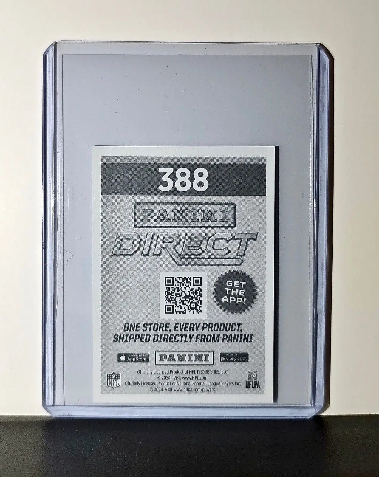 Amon-Ra St. Brown 2024 Panini NFL Sticker #388 Foil Detroit Lions