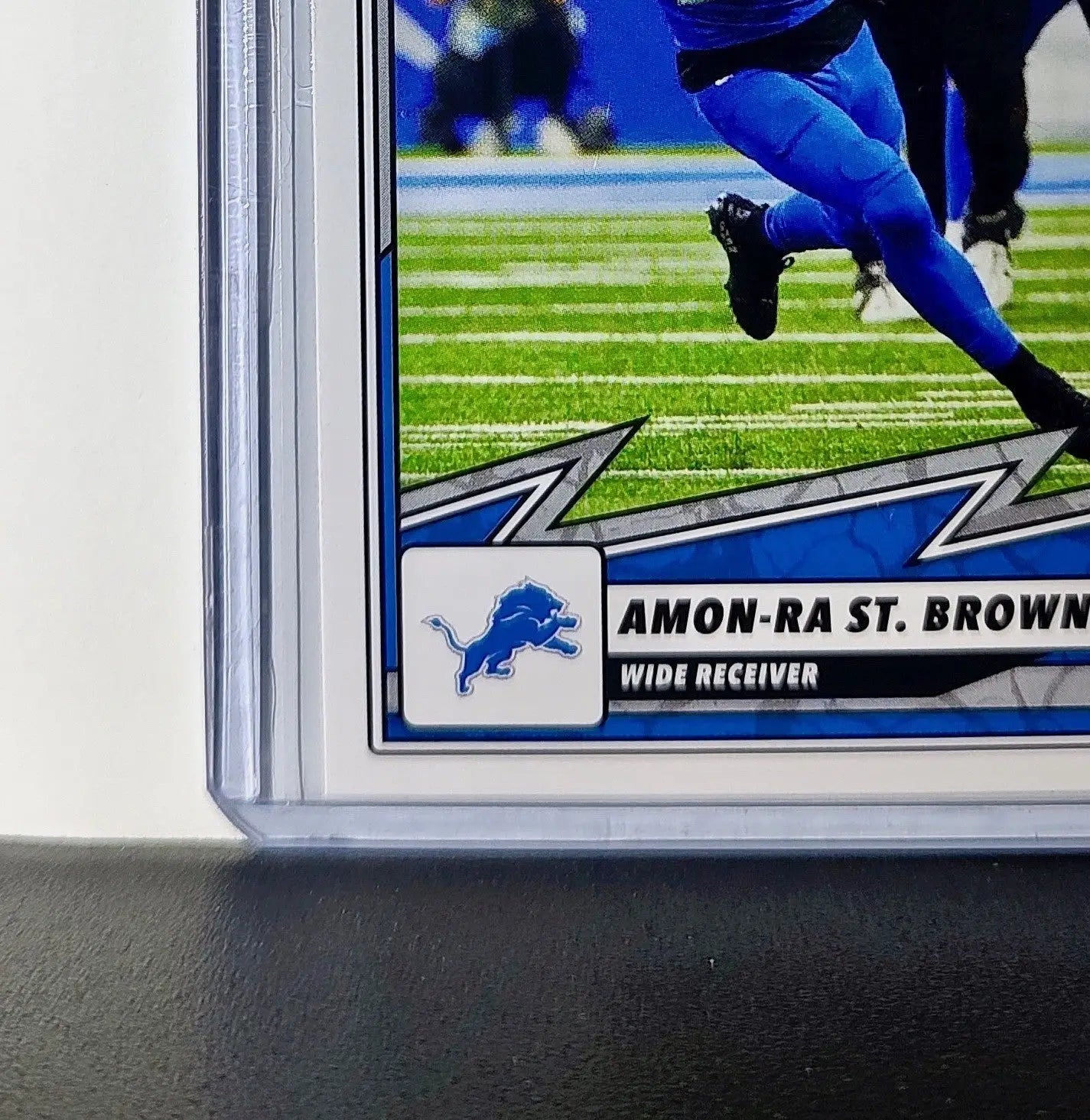 Amon-Ra St. Brown 2025 Panini NFL #33 Sticker Card Detroit Lions