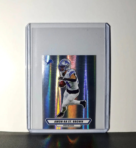 Amon-Ra St. Brown 2025 Panini NFL #375 Foil Sticker Detroit Lions - Football Card Single