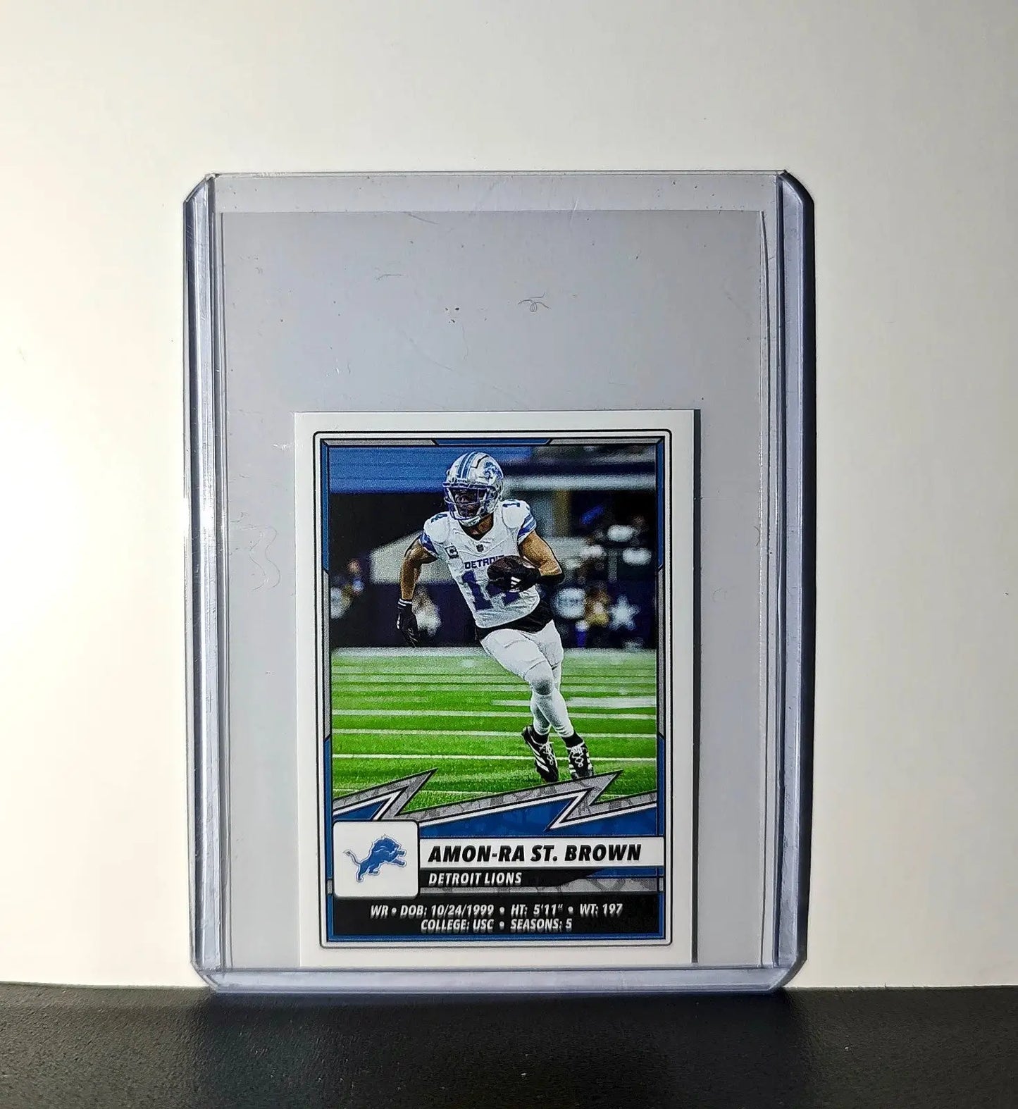 Amon-Ra St. Brown 2025 Panini NFL #380 Sticker Detroit Lions - Football Card Single