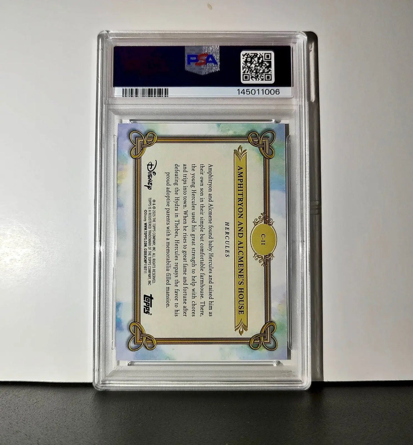 Amphitryon and Alcmene’s House 2025 Topps Disney #C-11 Card Hercules PSA 10 - Non-Sports Card Single