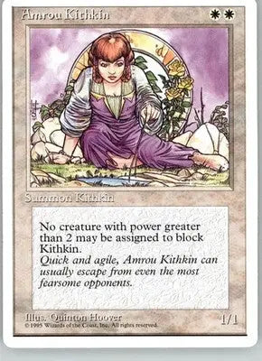 Amrou Kithkin - Fourth Edition ALTERNATE - NM Magic: The Gathering - Magic Card Single