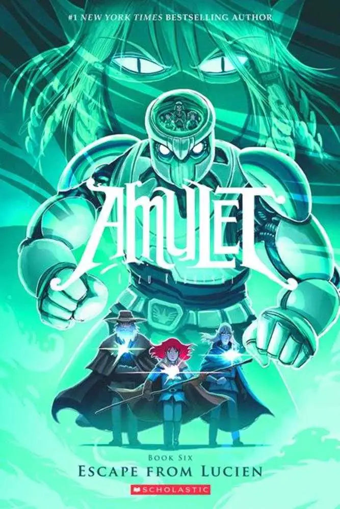 Amulet TPB Volume 06 Escape From Lucien graphic novel with robot and young heroes