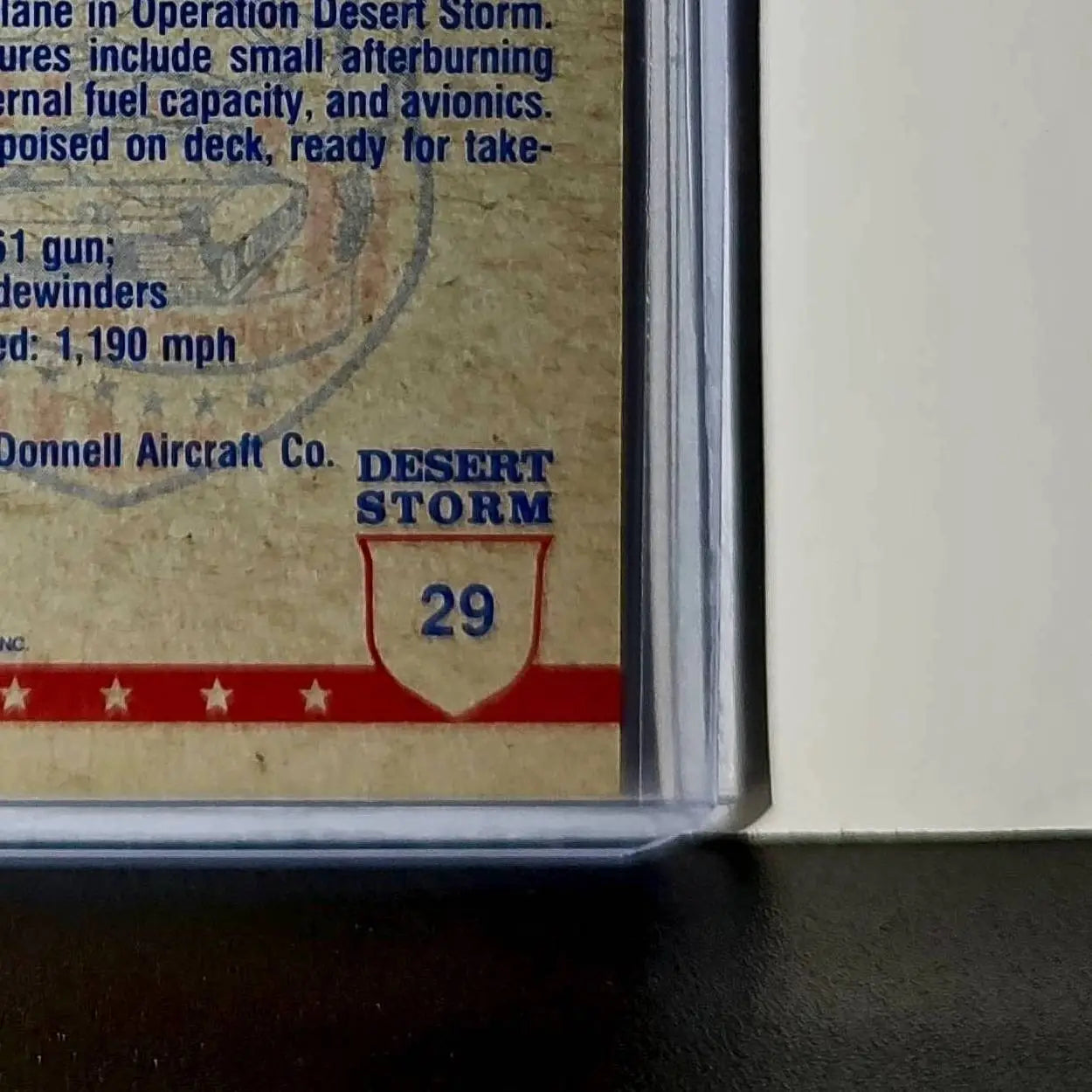 An F/A-18 Waits to Fly 1991 Topps Desert Storm #29 Card - Non-Sports Card Single