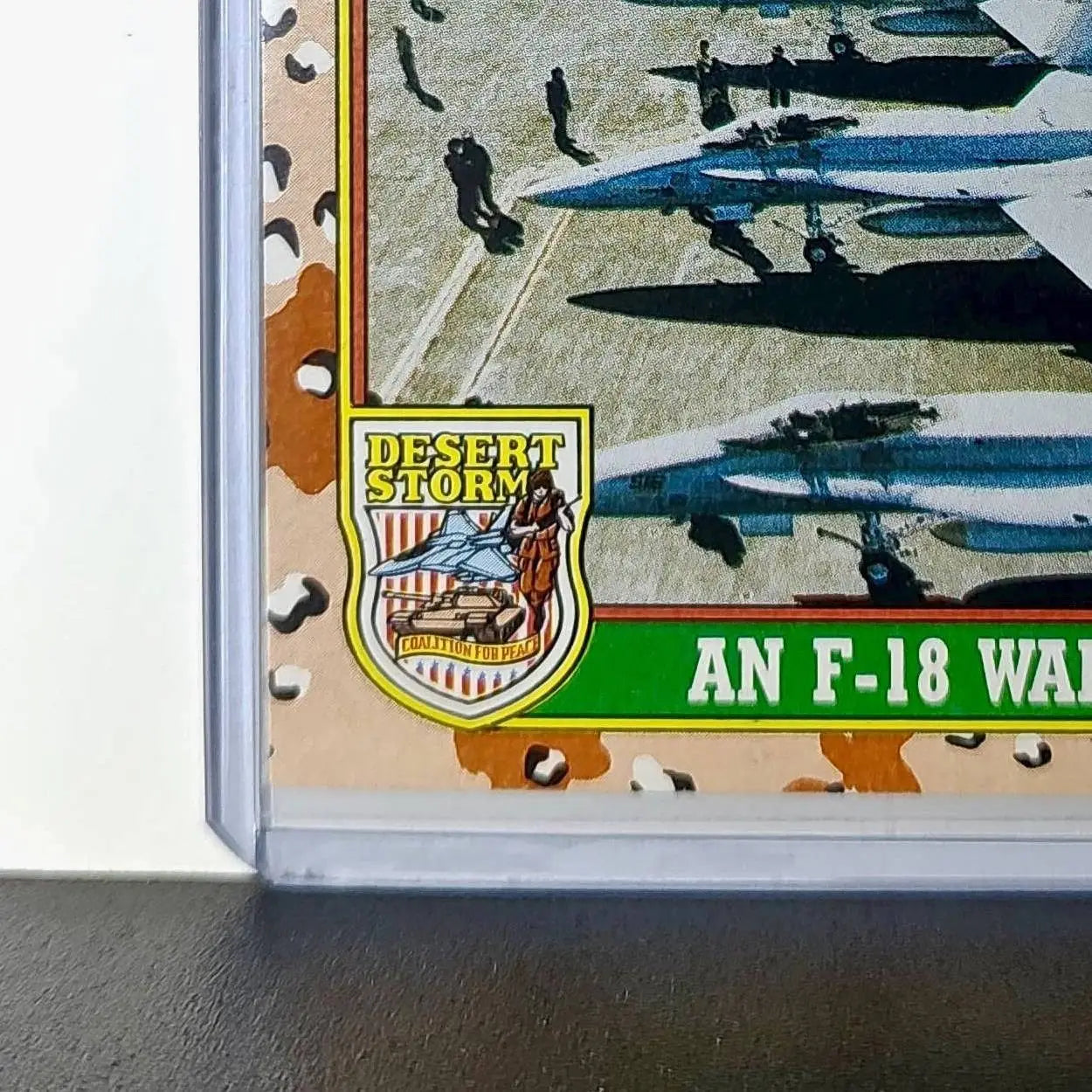 An F/A-18 Waits to Fly 1991 Topps Desert Storm #29 Card - Non-Sports Card Single