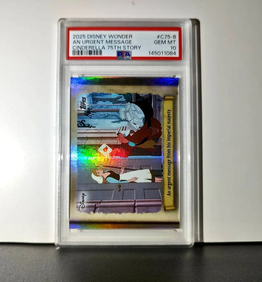 An urgent message from his imperial majesty 2025 Topps Disney #C75-8 PSA 10 - Non-Sports Card Single